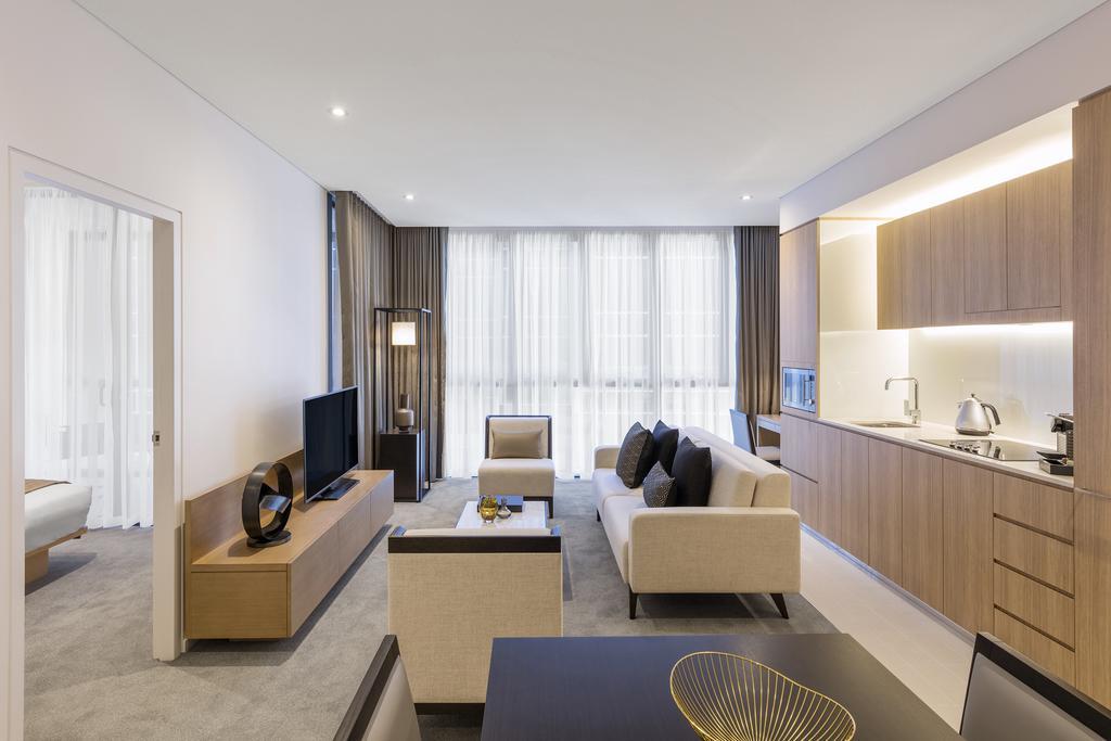 Skye Hotel Suites Parramatta Exterior foto A typical apartment interior