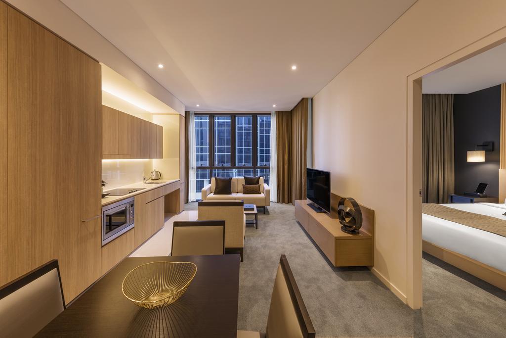 Skye Hotel Suites Parramatta Exterior foto A typical apartment interior